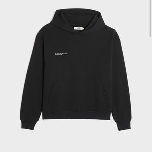 Pangaia Black Heavyweight hoodie